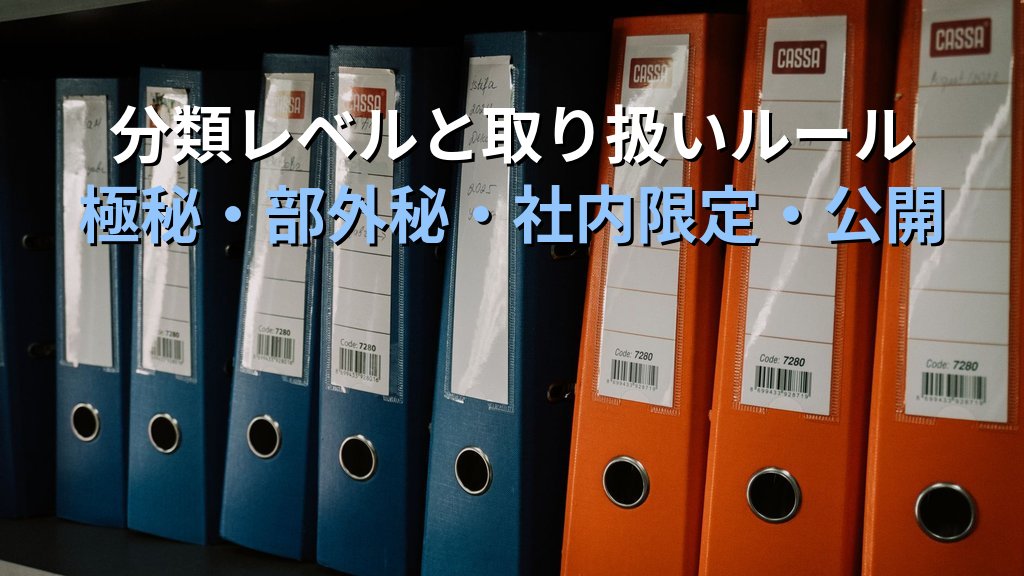 中小企業の機密情報分類ガイド|社内情報を4段階でラベル付けして情報漏えいリスクを体系管理する方法 - 解説